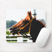 Thoroughbred-Rennpferd-Mausunterlage Mousepad (Mit Mouse)