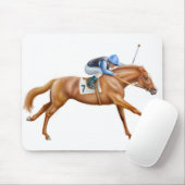 Thoroughbred-Rennpferd Mousepad (Mit Mouse)