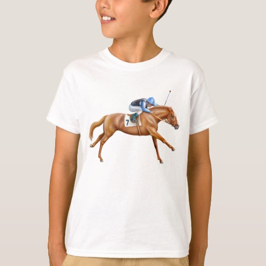 Thoroughbred-Rennpferd scherzt T - Shirt (Vorderseite)