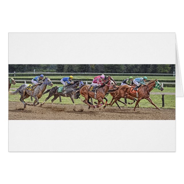 Thoroughbred-Rennprogramm (Vorderseite (Horizontal))