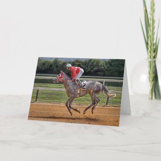 Thoroughbred "To The Winners Circle" Card Karte (Vorderseite)