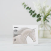 Thoroughbred-Visitenkarte Visitenkarte (Stehend Vorderseite)