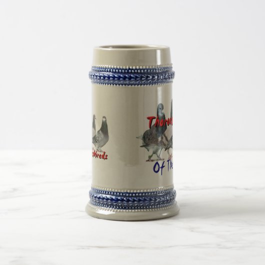 Thoroughbreds des Himmels Bierglas (Mittel)