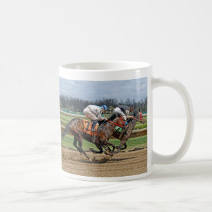 Thoroughbreds-nahe Rennen-Tasse Kaffeetasse