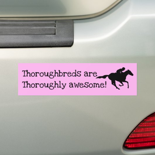 Thoroughbreds sind fantastisch! autoaufkleber (Auf Auto)