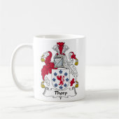 Thorp Familienwappen Kaffeetasse (Links)