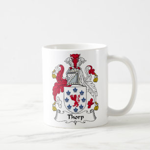 Thorp Familienwappen Kaffeetasse