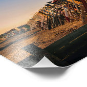 Thorpe Bay Beach Huts Essex England Fotodruck (Ecke)