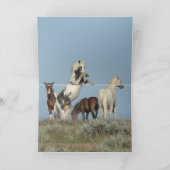 Thor's Challenge Wild Horse Grußkarte Dankeskarte (Innenseite)