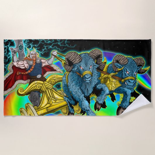 Thor's Chariot - Strandtuch (Vorderseite)