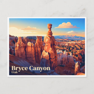 Thors Hammer Bryce Canyon Utah Postkarte