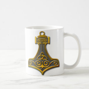 Thor's Hammer-gold Kaffeetasse