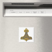 Thor's Hammer-gold Magnet (In Situ (Geschirrspüler))