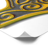 Thor's Hammer-gold Poster (Ecke)