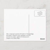 Thor's Hammer-gold Postkarte (Rückseite)