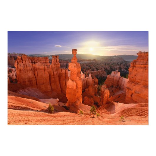 Thor's Hammer in Bryce Canyon NP, USA Fotodruck (Vorne)