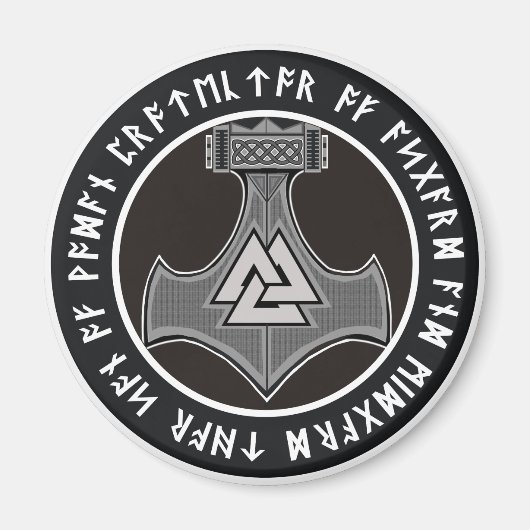 Thor's Hammer Magnet (Vorne)