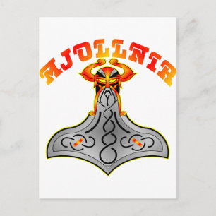 Thor's Hammer Mjollnir Postkarte