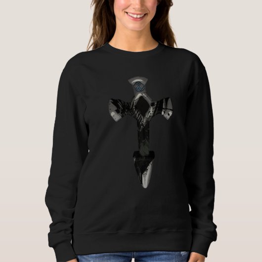 Thor's Hammer Mjolnir from Old Norse Mythology   Sweatshirt (Vorderseite)