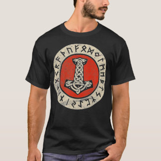 Thors Hammer Mjolnir Wotan Norse Mythology Odin Vi T-Shirt