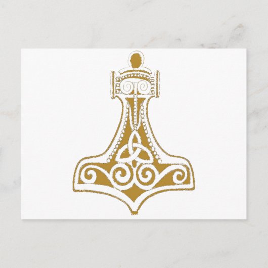 Thor's Hammer Postkarte (Vorderseite)