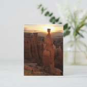 Thors Hammer Sunrise Postkarte (Stehend Vorderseite)