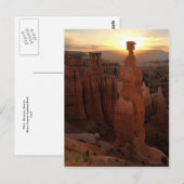 Thors Hammer Sunrise Postkarte (Vorne/Hinten)