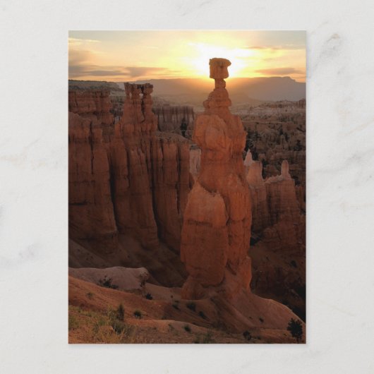 Thors Hammer Sunrise Postkarte (Vorderseite)