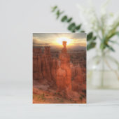 Thor's Hammer Sunrise Postkarte (Stehend Vorderseite)