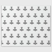 Thor's Hammer - Wrapping Paper Geschenkpapier (Flach)