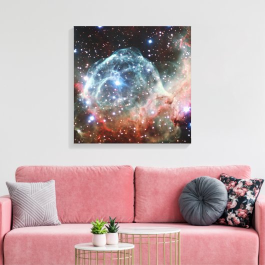Thor's Helmet Nebula Space Leinwanddruck (Insitu (Wohnzimmer))