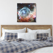Thor's Helmet Nebula Space Leinwanddruck (Insitu (Schlafzimmer))
