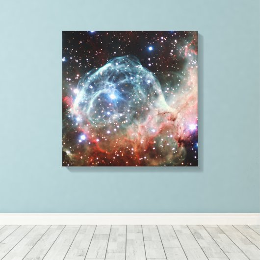 Thor's Helmet Nebula Space Leinwanddruck (Insitu (Holzboden))