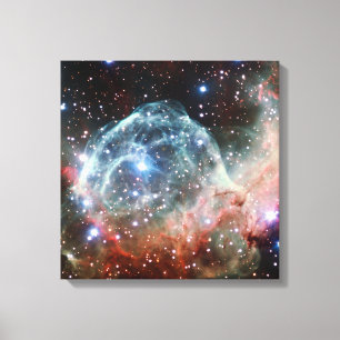 Thor's Helmet Nebula Space Leinwanddruck