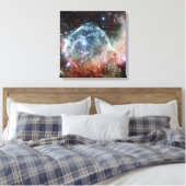 Thor's Helmet Nebula Space Leinwanddruck (Insitu (Schlafzimmer))