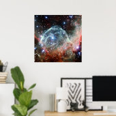 Thor's Helmet Nebula Space Poster (Heimbüro)