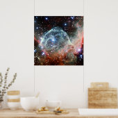 Thor's Helmet Nebula Space Poster (Küche)