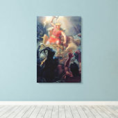 Thor's Kampf mit den Giants Mårten Winge Leinwanddruck (Insitu (Holzboden))