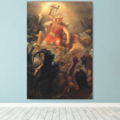 Thors Kampf mit den Riesen Leinwanddruck (Insitu (Holzboden))