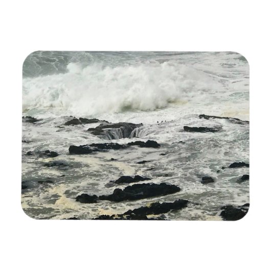Thor's Nun, Cape Perpetua, Oregon Coast Magnet (Horizontal)