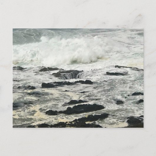 Thor's Nun, Cape Perpetua, Oregon Coast Postkarte (Vorderseite)