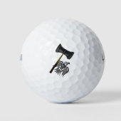 Thor's Viking Battle Hammer Golfball (Vorderseite)