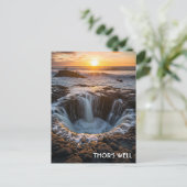 Thor's Well Oregon Coast Postkarte (Stehend Vorderseite)