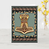 Thorshammerkarte Karte (Gelbe Blume)