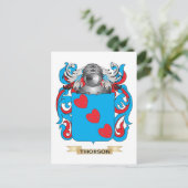 Thorson-Familienwappen (Wappen) Postkarte (Stehend Vorderseite)