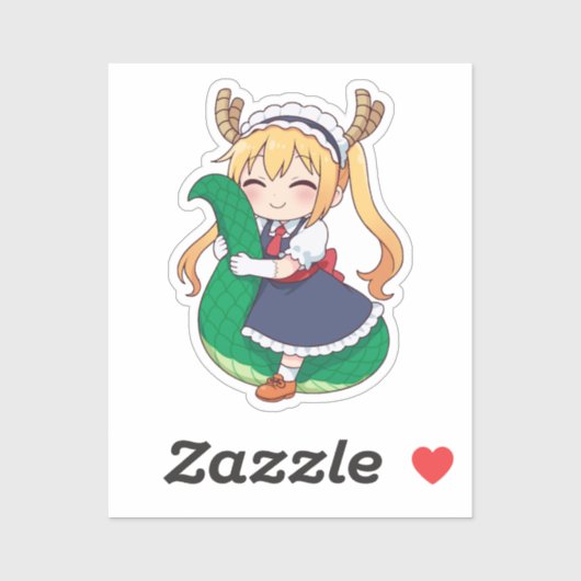 Thoru Chibi Dragon Maid Kunst Aufkleber (Blatt)