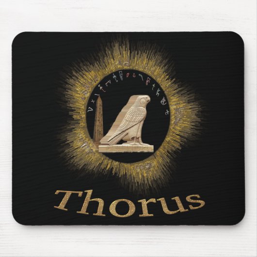 Thorus ägyptischer Gott Mousepad (Vorne)