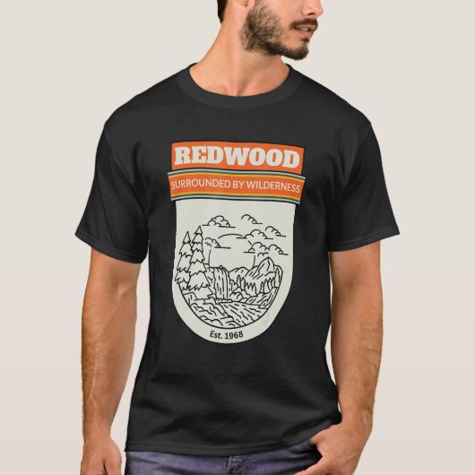 Those Huge Trees National Park California State So T-Shirt (Vorderseite)