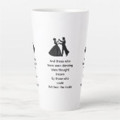 Those who were seen dancing milchtasse (Vorderseite)