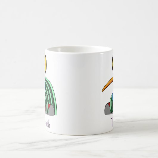Thoth - alter ägyptischer Gott (benannt) Kaffeetasse (Mittel)